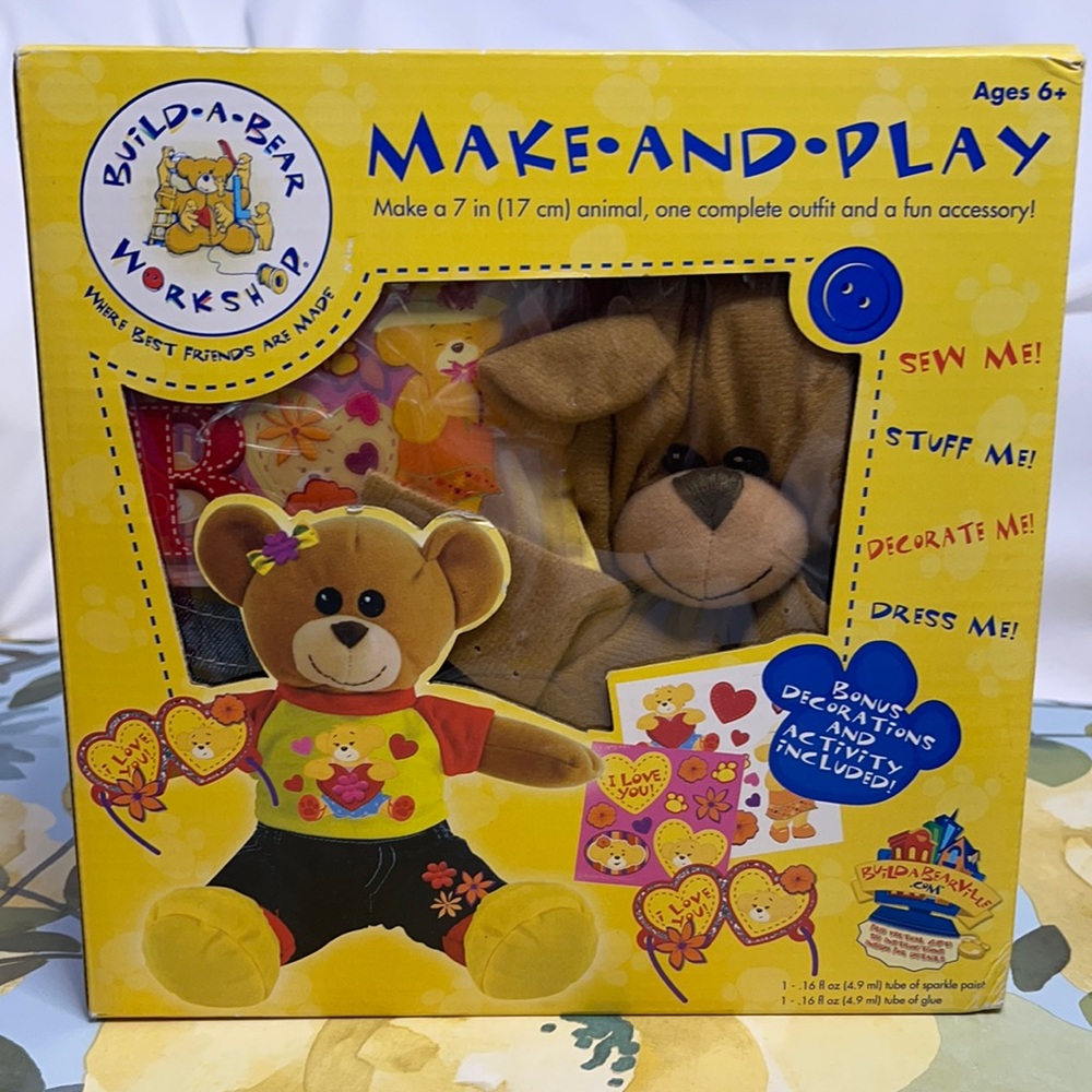🔥 SALE Build-A-Bear Make-and-Play Bear Kit